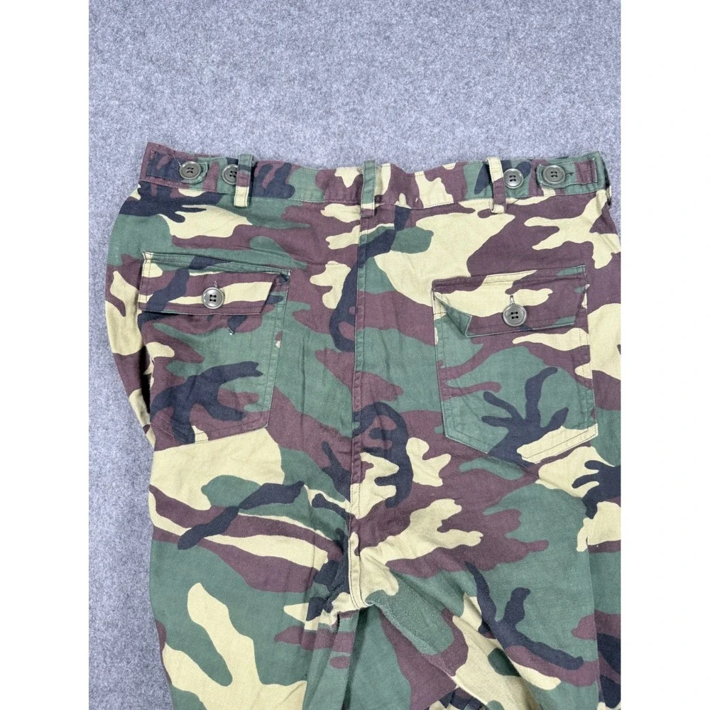 Caliber Sportsmans Apparel Mens Woodland Camo 2 Piece Set Jacket Pants Cotton